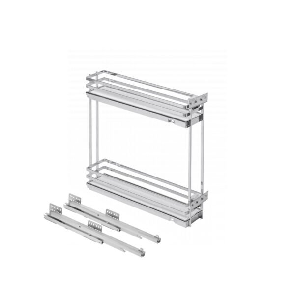 MovixPro Soft Close side mounted pull out wire baskets